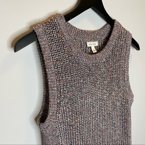 ELLA MOSS Sleeveless Multicolor Sweater Small - Picture 3 of 3